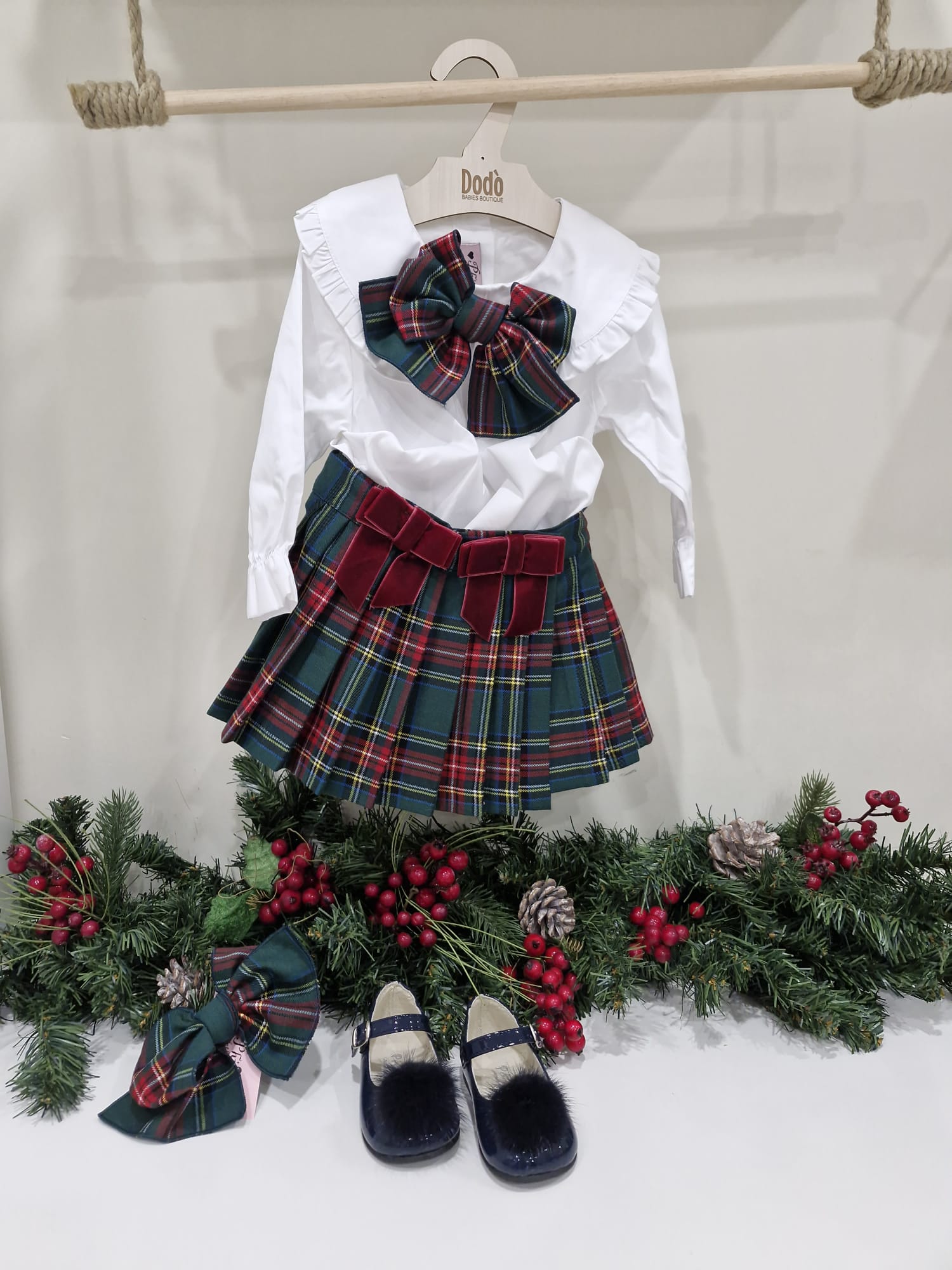 COMPLETO GREEN TARTAN