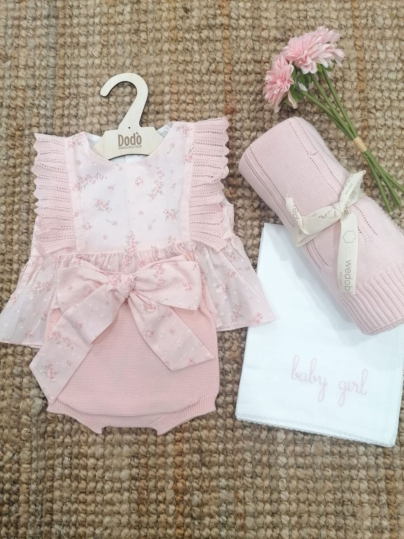 CONJUNTO CORTO FLOWER PINK WEDOBLE