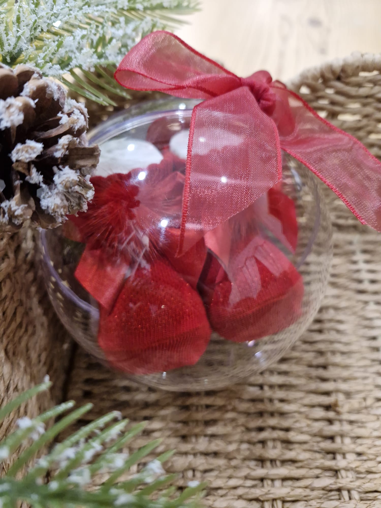 PALLINA SCARPINE FIOCCO POMPON