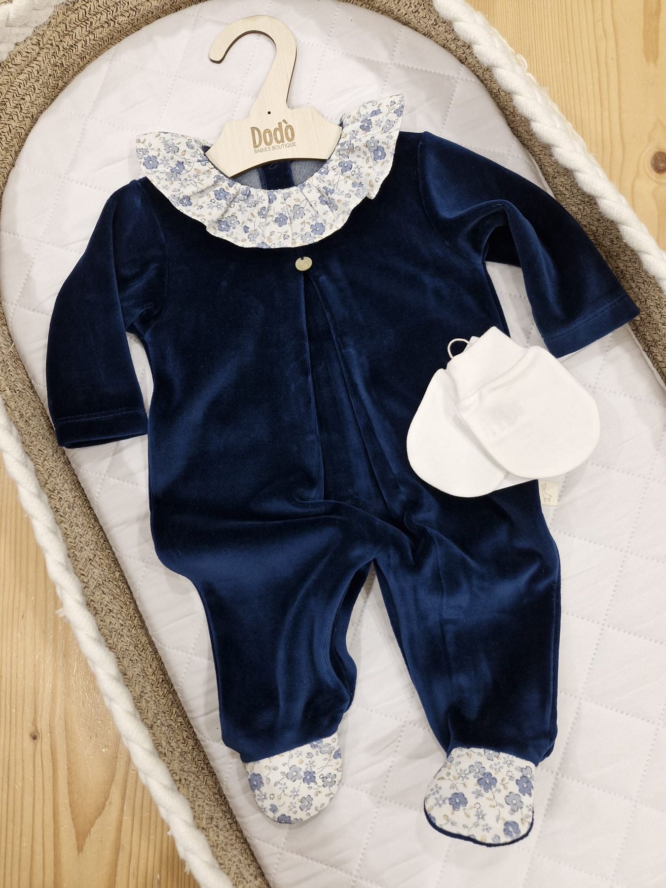 BABYGROW BLUE FLOR