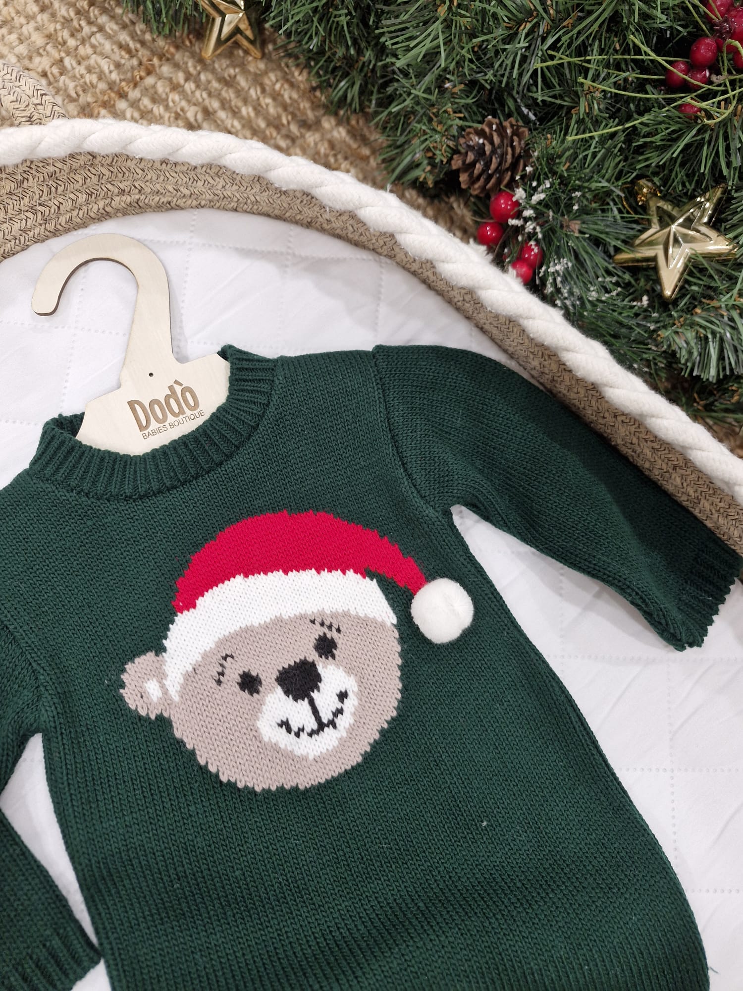 BABYGROW OSO DE NAVIDAD