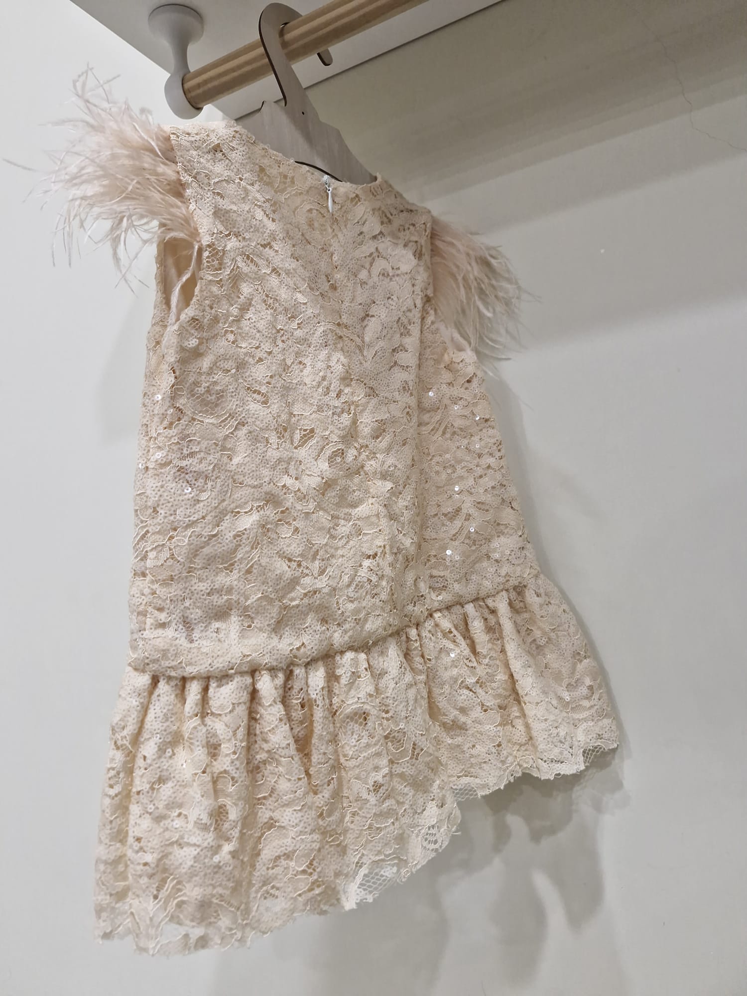 ABITO PAILLETTES NUDE