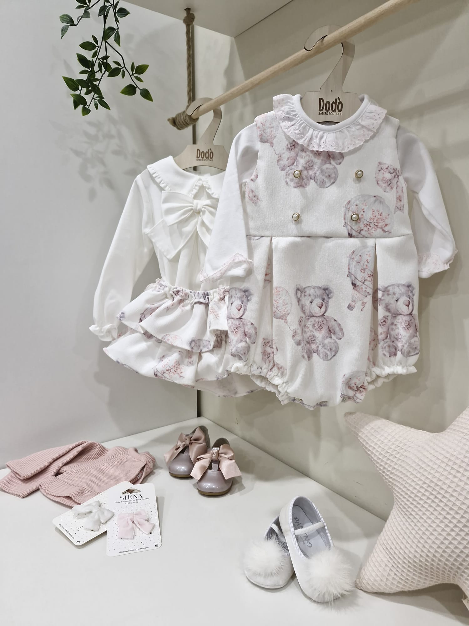 CONJUNTO FLOWERS BEAR