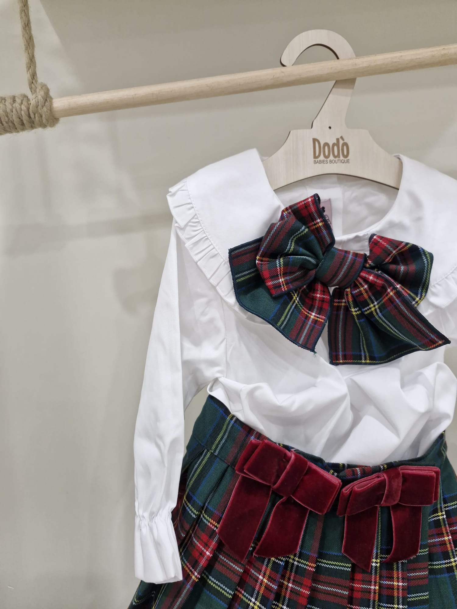 COMPLETO GREEN TARTAN