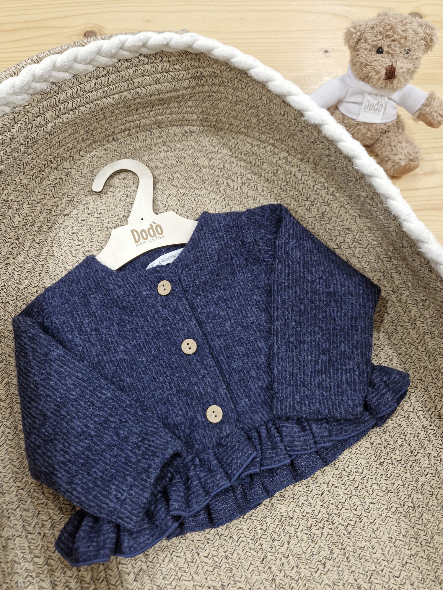 CARDIGAN ROUCHE CALAMARO