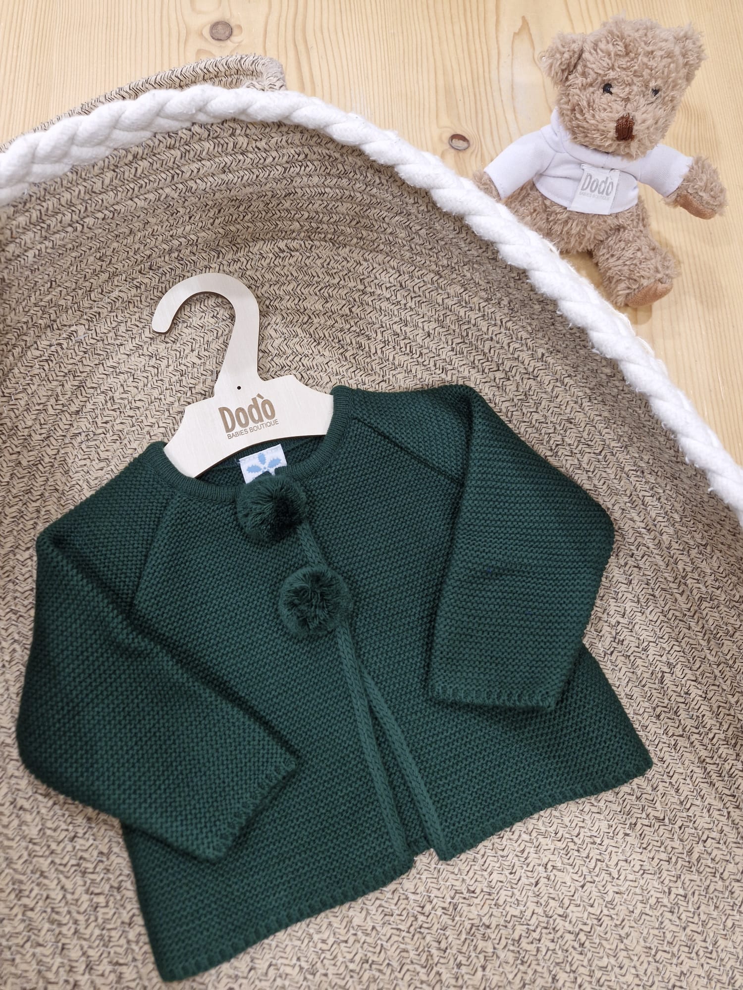 CARDIGAN BOBO POMPONES