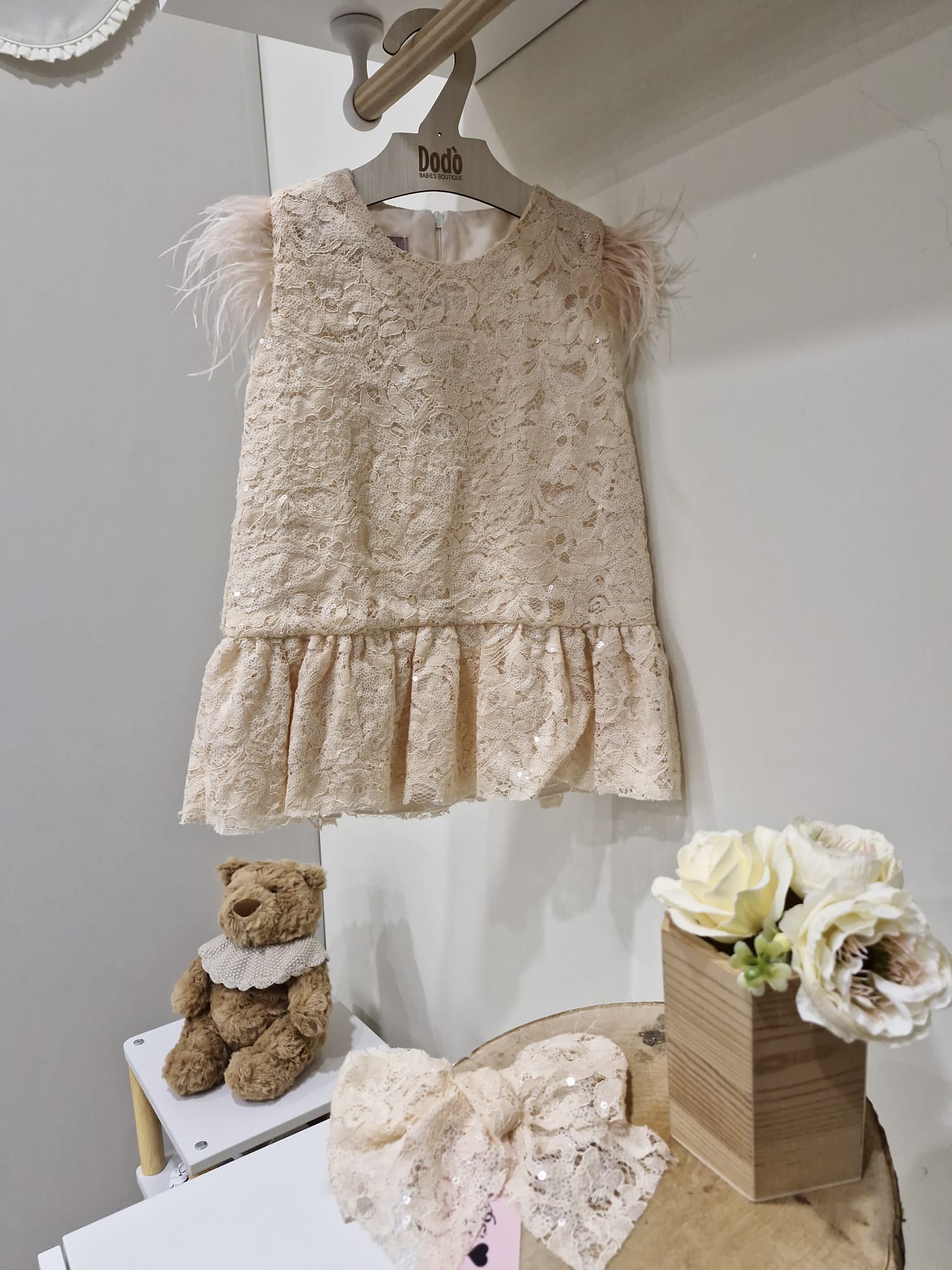 ABITO PAILLETTES NUDE