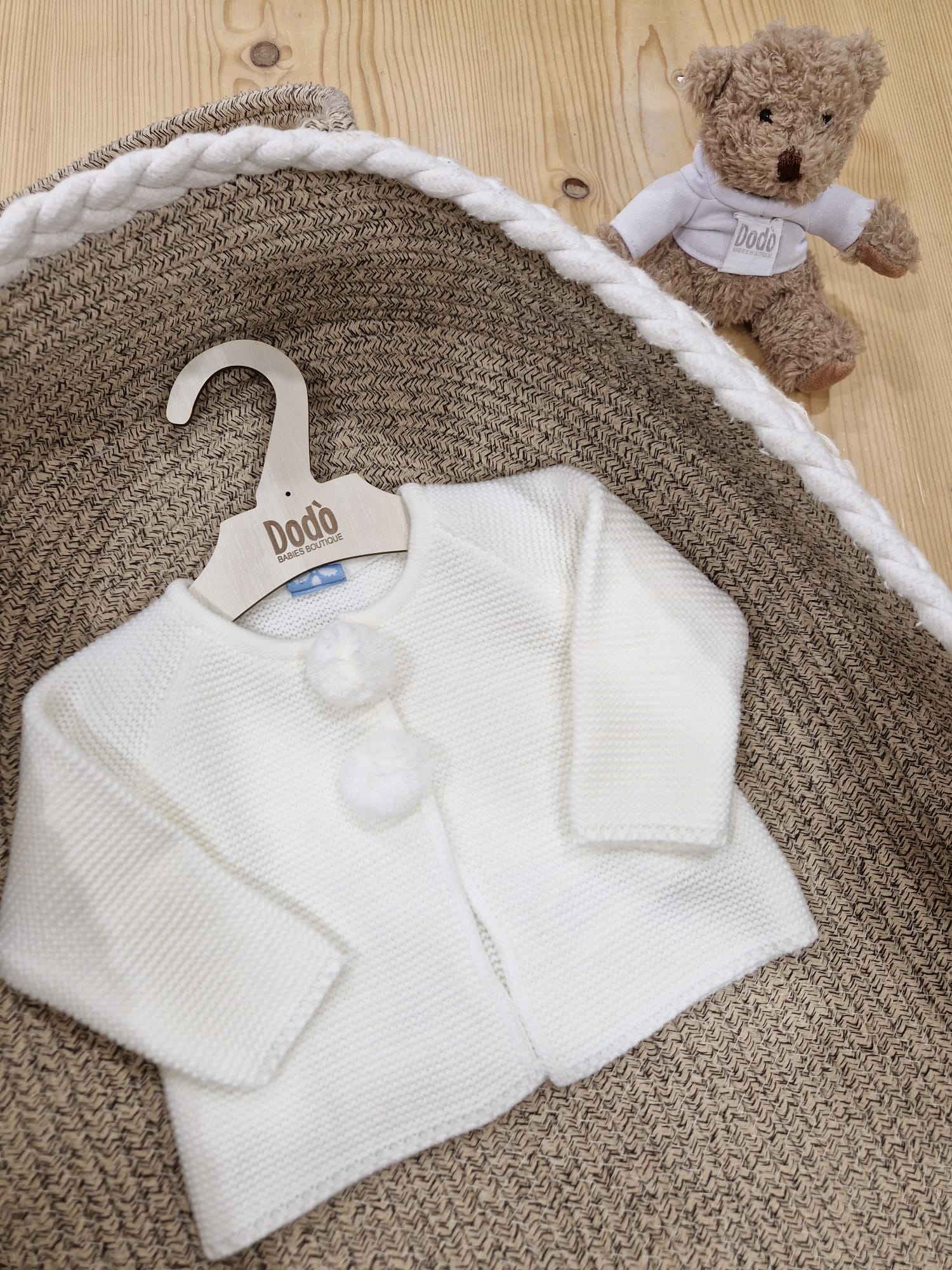 CARDIGAN BOBO POMPONES