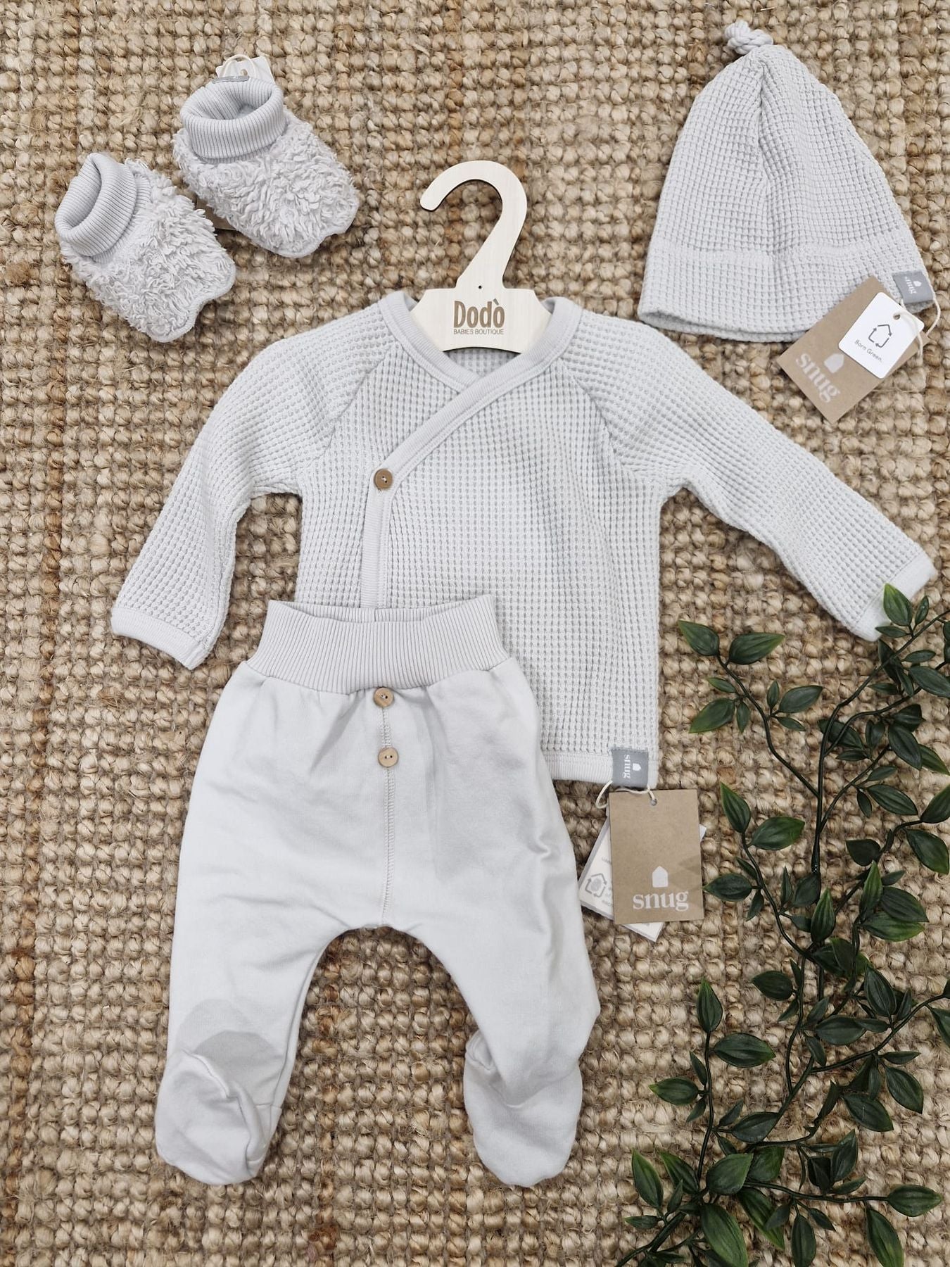 BABY SET CINZA SNUG