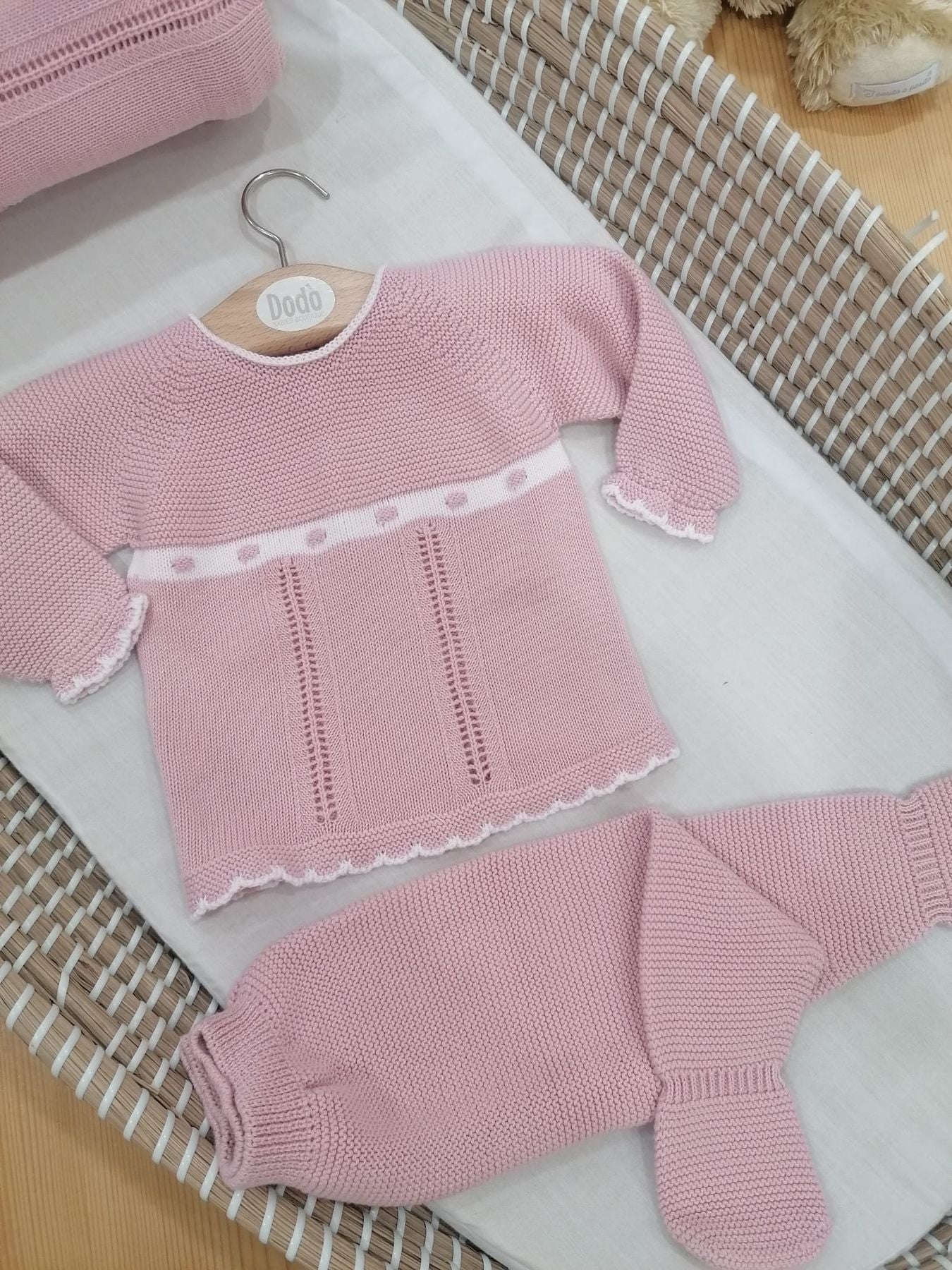 CONJUNTO BOLLO ROSA