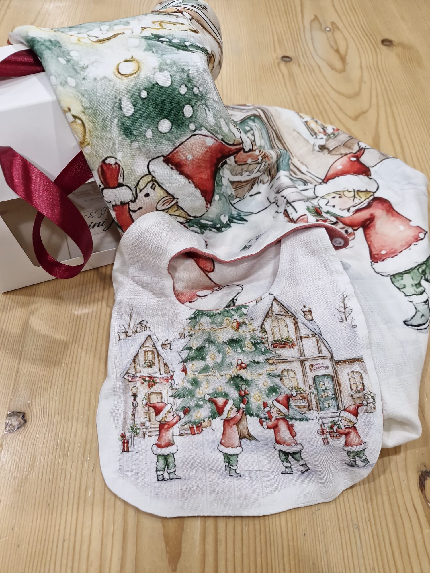 SET NATALIZIO SNOWY LANDSCAPE