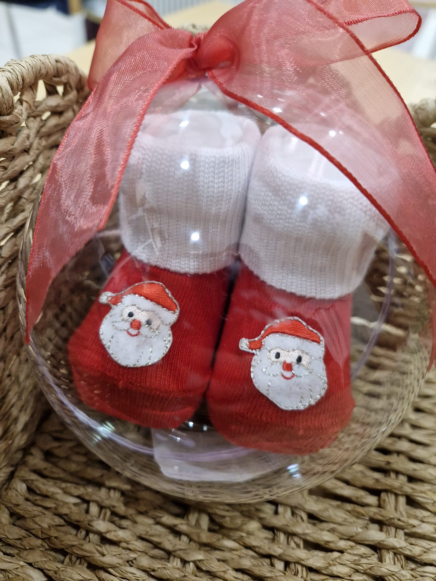 PALLINA SCARPINE BABBO NATALE