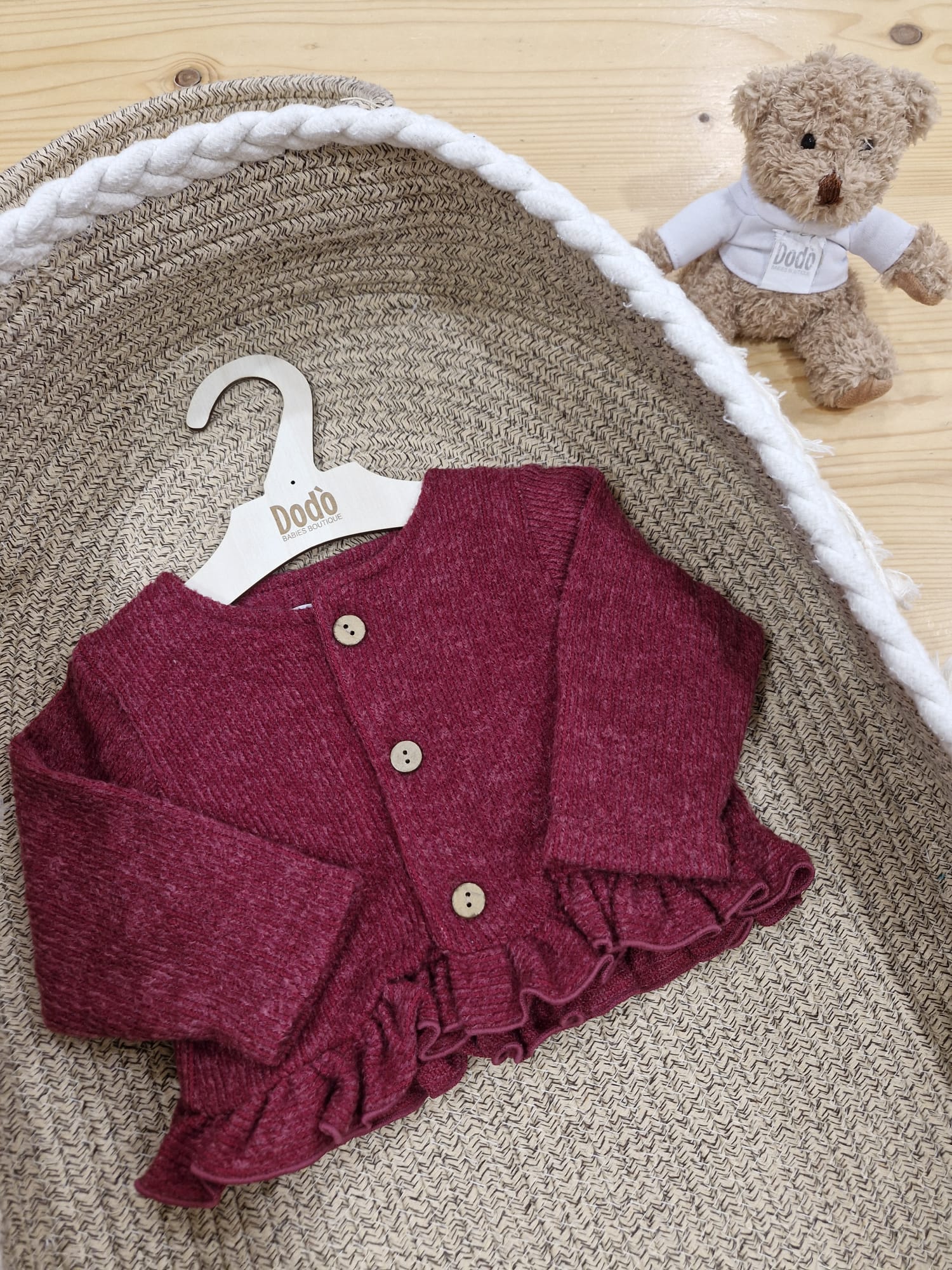 CARDIGAN ROUCHE CALAMARO