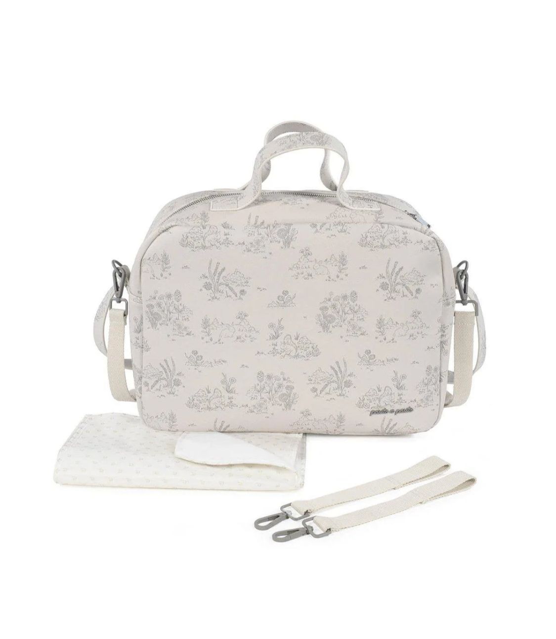 BORSA MAMMA TOILE DE JOUY CREAM