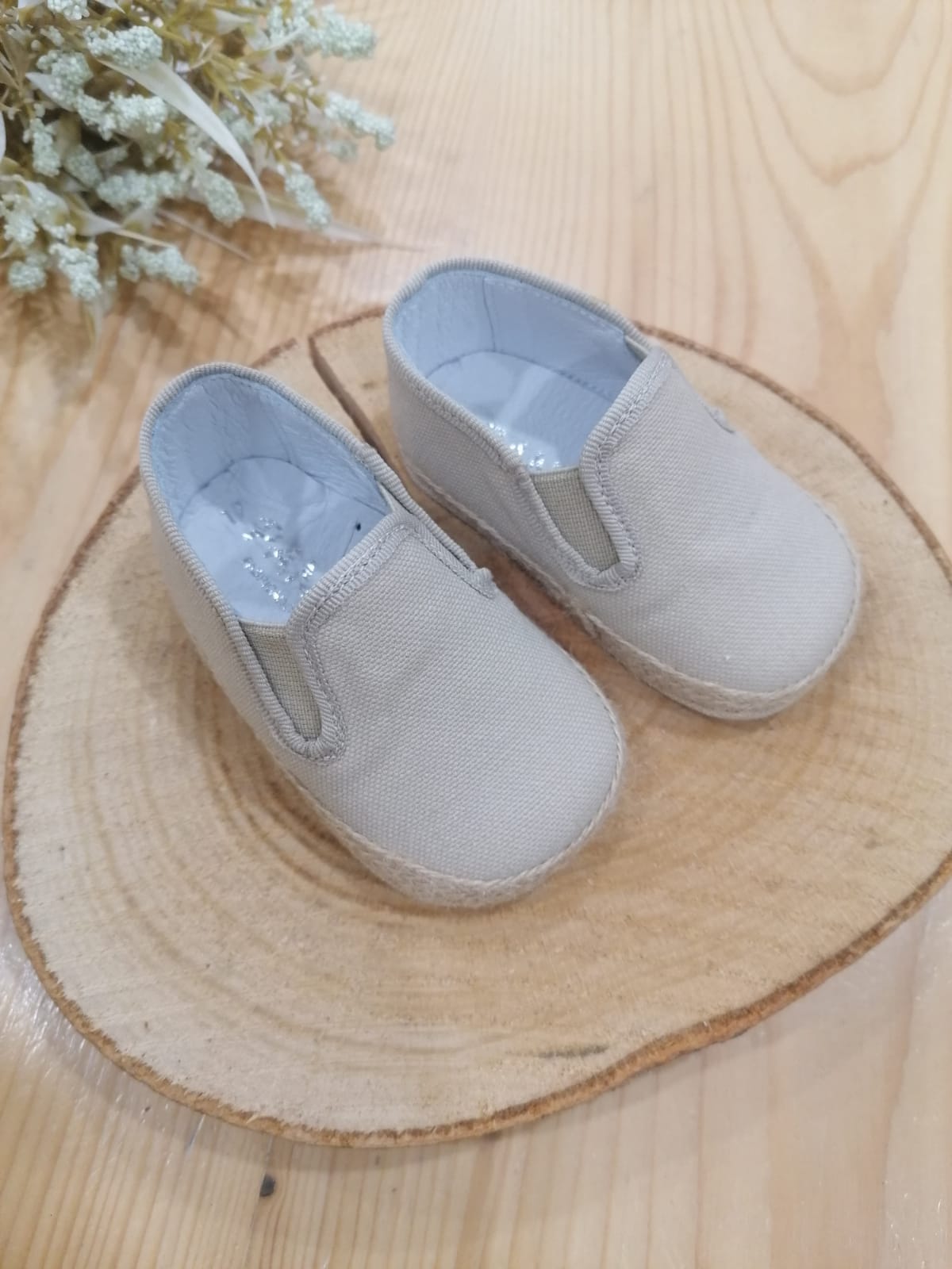 ESPADRILLAS BABY BOY TAUPE