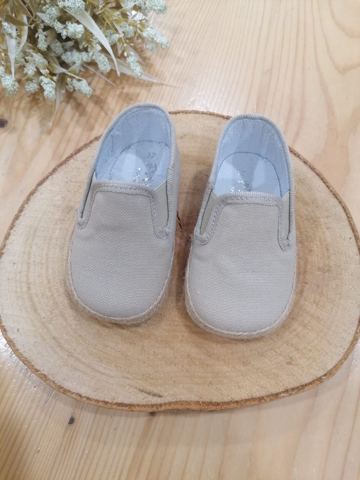 ESPADRILLAS BABY BOY TAUPE