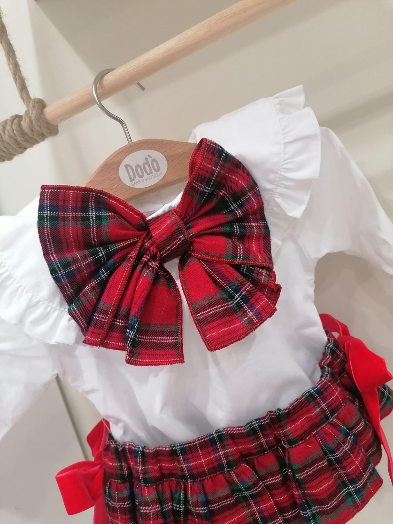 COMPLETO  BLOOMER TARTAN